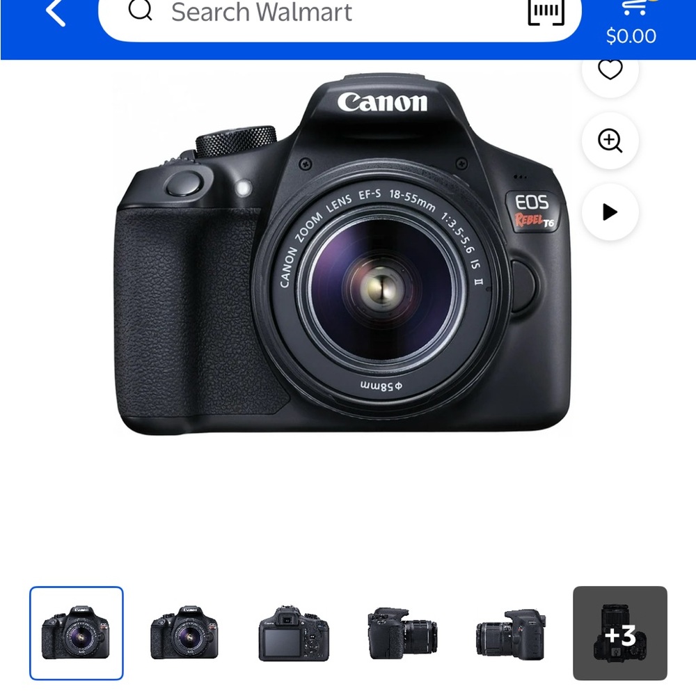 Canon EOS Rebel T6 DSLR Camera Kit - Picture 6 of 7